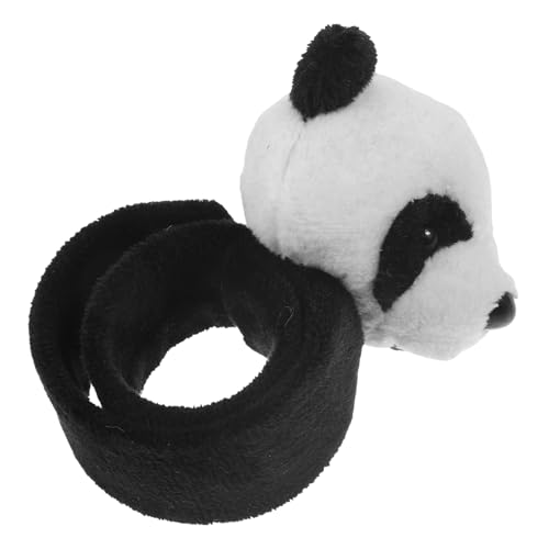 NOLITOY Panda Slap Bracelet Niedliches Cartoon Handgelenkband mit Weichem Stofftier Design Leichtes Kompaktes Armband für Party und Alltag Einfach Anzulegen Attraktives Accessoire von NOLITOY