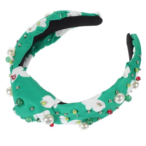 NOLITOY Patrick Day Haarband Mit Kleeblatt-muster Verstellbar Und Leicht Irische Festtagsdekoration Für Partys Und Festivals Mit Schimmernden Perlen Für Einen Festlichen Look von NOLITOY