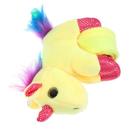 NOLITOY Plüsch Schnapparmband mit Niedlichen Tieren Komfortables Tier Slap Armband als Party Mitgebsel für Kindergeburtstag Halloween Weihnachten und Tier Mottopartys von NOLITOY