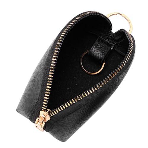 NOLITOY Pu Schlüssel Organizer mit Sicherem Verschluss Geräumiger Autoschlüssel Tasche und Münzfach Kompakt und Vielseitiger Schlüsselanhänger für Herren und Damen Alltag von NOLITOY