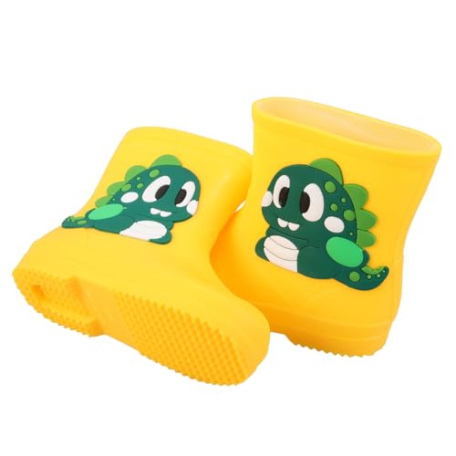 NOLITOY Regenstiefel PVC Cartoon Design Rutschfest Leicht Zu Reinigen Robust Für Jungen Mädchen von NOLITOY