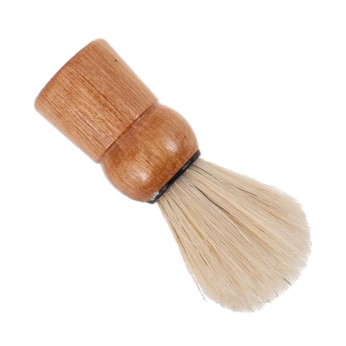 NOLITOY Retro Rasierpinsel Mit Holzgriff Hochwertige Schäumende Bartbürste Für Männer Für Gesichtshaarpflege Und Rasur Robuste Konstruktion Und Einfache Reinigung von NOLITOY