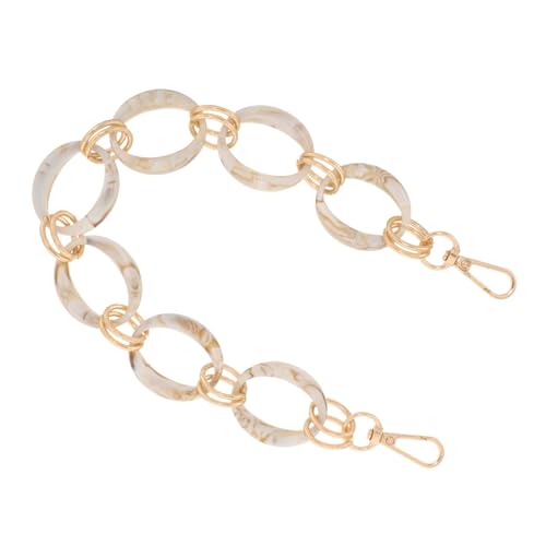 NOLITOY Retro Schultertaschen Riemen Verlängerung Kette Mondform Purse Extender Handtaschen Zubehör Damen Vintage Stil von NOLITOY