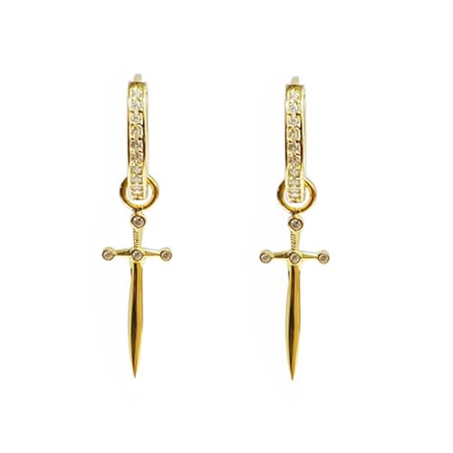 NOLITOY Ohrhänger Für Damen Mit Strass Hängeohrringe Minimalistische Coole Ohrringe Als Geschenk Für Sommerstrand Festival Hochzeit von NOLITOY