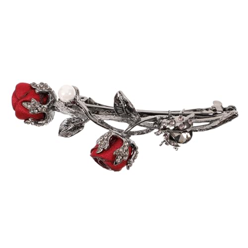 NOLITOY Rosen Haarschmuck Blumen Haarnadel Simulation Für Mädchen Party Hochzeit Frisur Accessoires Frühling Dekoration Kopfschmuck Haarspange Mit Legierung Elementen von NOLITOY