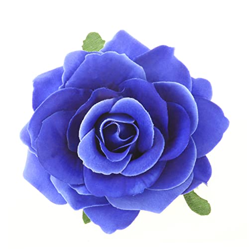 NOLITOY Rot 2 1 Haarspangen Fallen Blüht Grün Rosenbrosche Rosenblume Haarspange Rosen Für Frauen Haarspange Mit Roter Blumen-haarspangen Haarspangen Fest Schmuck Mädchen von NOLITOY