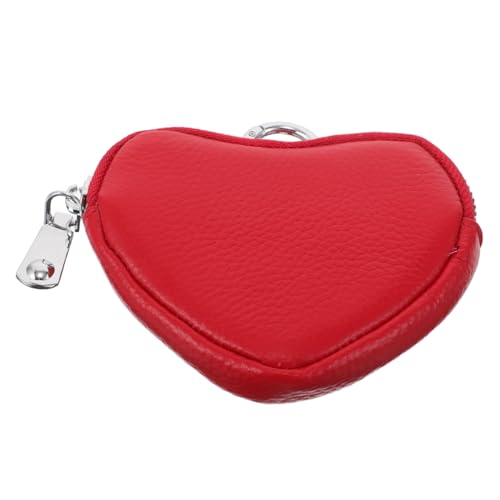 NOLITOY Herzförmige Mini-geldbörse Mit Schlüsselanhänger Kompakte Münztasche Für Damen Tragbar Und Praktisch Zum Einkaufen Reisen Und Dating von NOLITOY
