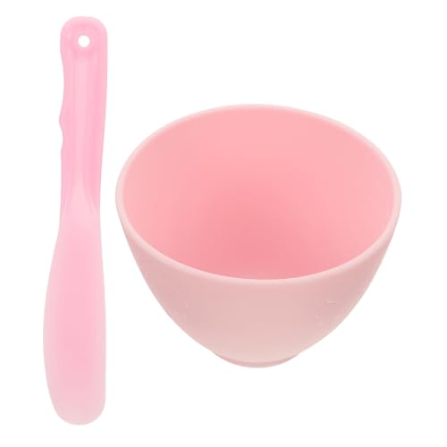 NOLITOY Rührschüssel Großem Spatel DIY Kosmetikspatel für Beauty Salon Tragbare Masken Schale und Mischstab für Frauen Hautpflege Zubehör von NOLITOY