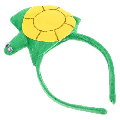 NOLITOY Turtle Kopfband Plüsch Tier-haarband Für Erwachsene Und Mädchen Für Kostümpartys Cosplay Und Festliche Anlässe Einzigartiges Schildkröten-accessoire von NOLITOY