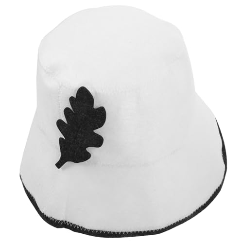 NOLITOY Saunahut aus Atmungsaktivem Filz Wasserabsorbierend Leicht und Bequem Unisex Sauna Mütze für Damen und Herren Hitzebeständig für Dampfbad Spa und Wellness zu Hause von NOLITOY