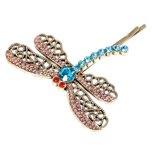 NOLITOY Rhinestone Drachenfliegen Haarspange Für Damen Haarklammer Im Vintage-stil Mit Glitzerstein-dekoration Für Hochzeiten Partys Und Besondere Anlässe von NOLITOY