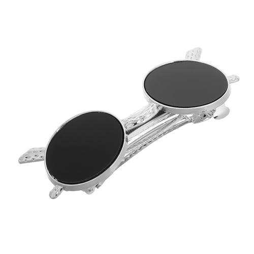 NOLITOY Schwarze Sonnenbrillen Haarklammer Metall Frühling Clip für Sicheres Styling Damen Haarschmuck Leicht und Kompakt für Verschiedene Frisuren NOLITOY Schwarze Sonnenbrillen Haarklammer Metall Frühling Clip für Sicheres Styling Damen Haarschmuck Leicht und Kompakt für Verschiedene Frisuren von NOLITOY