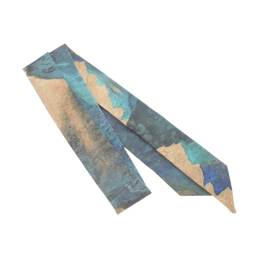 NOLITOY Seidiges Haarband Schal Haarschleife für Damen Vielseitiges Stirnband und Taschenaccessoire Modernes DIY Haarstyling Geschenkidee von NOLITOY