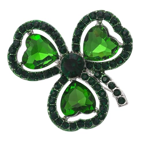 NOLITOY Shamrock Anstecknadel für Damen Hochwertige Brosche im Design Vielseitig für Kleidung Schals Accessoires Robust von NOLITOY