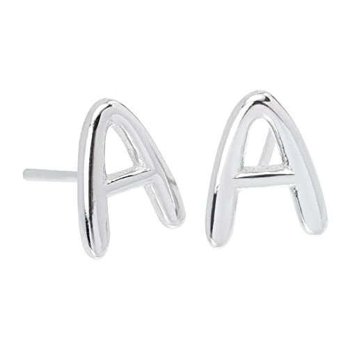 NOLITOY Silber Buchstaben Ohrstecker A Push Back Alphabet Ohrschmuck Damen Minimalistische Ohrhörer Alltagsschmuck Elegant und NOLITOY Silber Buchstaben Ohrstecker A Push Back Alphabet Ohrschmuck Damen Minimalistische Ohrhörer Alltagsschmuck Elegant und von NOLITOY
