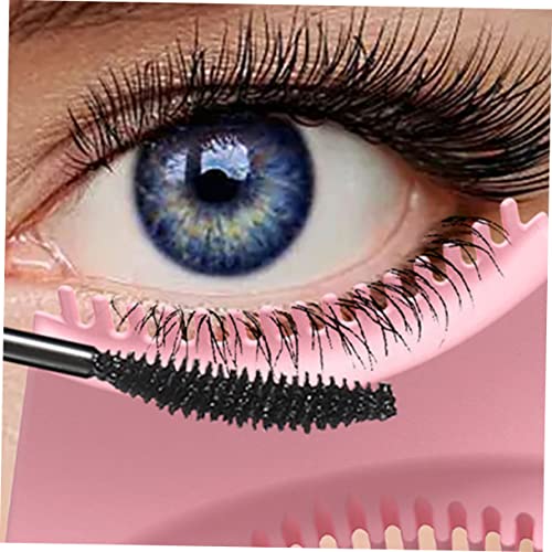 NOLITOY Silikon Eyeliner Schablonen Make Up Hilfe Wiederverwendbar Augenform Passend Eyeliner Zeichnung Werkzeug für Anfänger und Profis Kompakt Rosa von NOLITOY