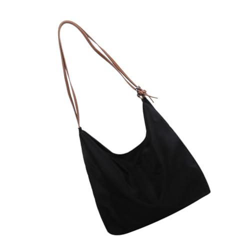 NOLITOY Single Shoulder Bag Damen Handtasche Tragbare Umhängetasche für Reise Alltag Stilvoll Schwarz Komfortabel und Vielseitig von NOLITOY