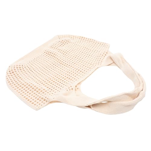 NOLITOY Sommer Strandtasche Damen Große Gehäkelte Mesh Beach Bag Atmungsaktive Handtasche Schultertasche Tote Bag Geeignet für Alltag Reise Picknick Party von NOLITOY