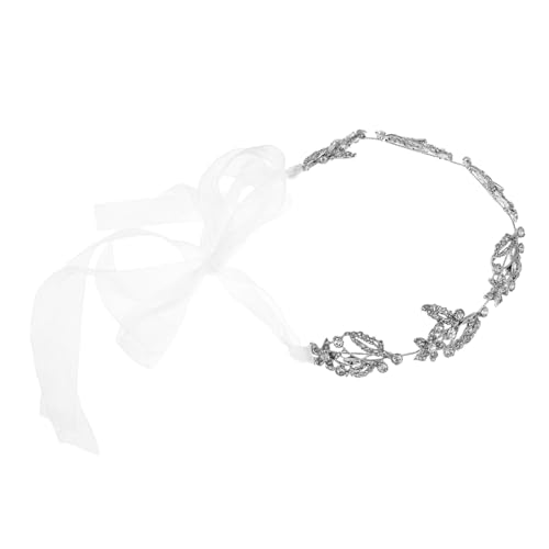 NOLITOY Stirnschmuck Für Frauen Hochzeitskopfschmuck Modernes Stirnband Strass Brautkopfschmuck Für Brautjungfern von NOLITOY