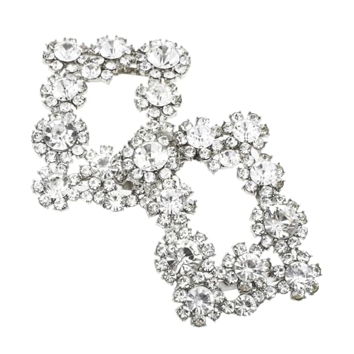 NOLITOY Strass Schuhschnalle Funkelnde DIY Dekoration für Pumps Sneaker Sicheres Material Langlebiges Design für Hochzeit Party und Alltagsschmuck von NOLITOY