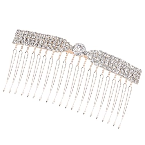 NOLITOY Chic Rhinestone Haarkamm Für Damen Haaraccessoire Mit Strass Für Hochzeiten Partys Und Besondere Anlässe Verleiht Jedem Look Eine Note von NOLITOY