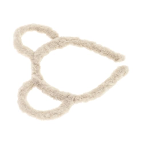 NOLITOY Bärenohr Stirnband für Frauen Weiches Haar Accessoire Kostümzubehör für Partys und Cosplay Bequeme Kopfbedeckung mit Bärenohren für Freizeit und Makeup von NOLITOY