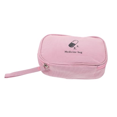 NOLITOY Tragbare Reise medikamententasche Klein Leicht mit Mehreren Fächern für Medikamente Pillen Organizer Notfalltasche für Auto Zuhause Outdoor Camping von NOLITOY