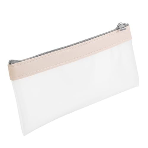 NOLITOY Transparente Kleine Geldtasche mit Reißverschluss Multifunktionale Kleine Kosmetiktasche Geräumig für Geldscheine und Stifte Stilvoller Aufbewahrungsbeutel für Alltag Büro und von NOLITOY