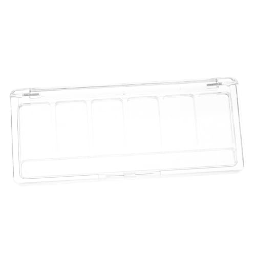 NOLITOY Transparente Lidschatten Palette aus Kunststoff Vielseitiger Make up Organizer für Lidschatten und Concealer Kompakt und Tragbar für Unterwegs von NOLITOY
