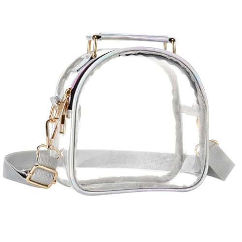 NOLITOY Transparente Umhängetasche Damen Leicht Große Kapazität Tpu Handtasche Crossbody Tasche für Alltag Outdoor Geeignet Mädchen Shopping Bag von NOLITOY