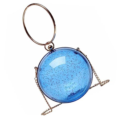 NOLITOY Transparente Umhängetasche für Damen Handtasche mit Kette Vielseitig als Schultertasche oder Crossbody Bag für Alltag und Besondere Anlässe von NOLITOY