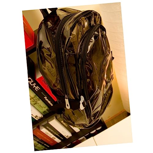 NOLITOY Transparenter Schultasche Für Mädchen Geräumiger Schulrucksack Mit Verstellbaren Schultergurten Leichtgängiger Reißverschluss Für Schule Und Reisen von NOLITOY