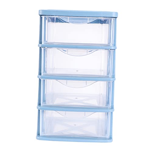 NOLITOY Transparentes Mit Schubladen 4 Stöckiger Desktop Organizer Für Kosmetik Schreibwaren Und Kleinigkeiten Staubgeschützt Ideal Für Schreibtisch Und NOLITOY Transparentes Mit Schubladen 4 Stöckiger Desktop Organizer Für Kosmetik Schreibwaren Und Kleinigkeiten Staubgeschützt Ideal Für Schreibtisch Und von NOLITOY
