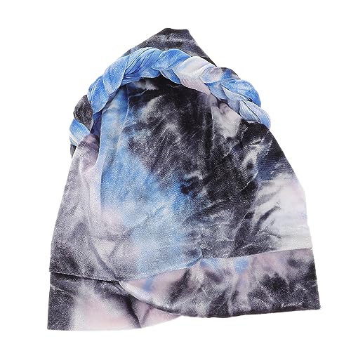 NOLITOY Turban Mütze Geflochtene Mütze Haarbänder Für Damen Haarhandtücher Damenschal Schnell Trocknendes Handtuch Bandanas Für Damen Schals Für Damen Haarhandtuch Lockiges Haar von NOLITOY
