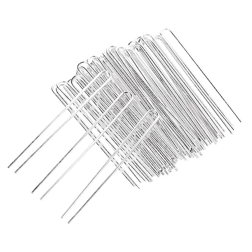 NOLITOY 50stücke Weiße U-förmige Haarnadeln Aus Eisen Haargabeln Haarspangen Diy-handwerk Für Frauen Und Mädchen U-förmige Haarnadeln Zum Stylen Von Haaren von NOLITOY