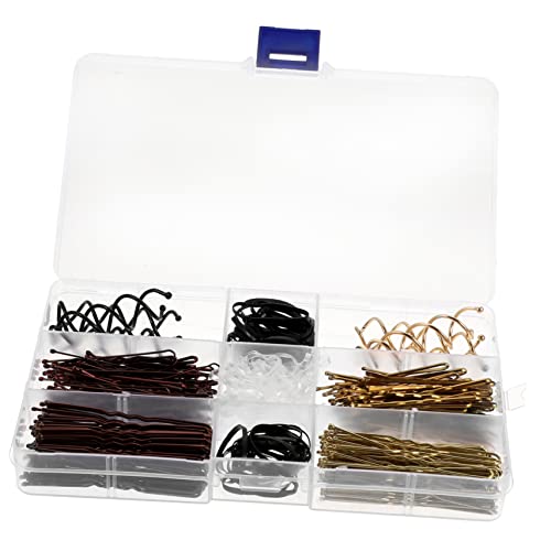 NOLITOY U-förmige Haarnadeln Mit Haargummis Für Dutt Und Hochsteckfrisuren Schwarze Bobby Für Damen Und Mädchen Für Hochzeiten Und Partys von NOLITOY