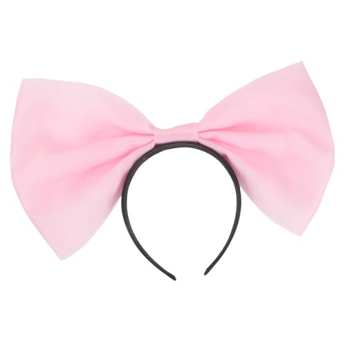 NOLITOY Übertriebenes Schleifen Haarband Für Damen Modisches Haarschmuck Accessoire Zartem Pink Ideal Für Festivals Partys Und Besondere Anlässe Damen Haaraccessoire Mit Großem von NOLITOY