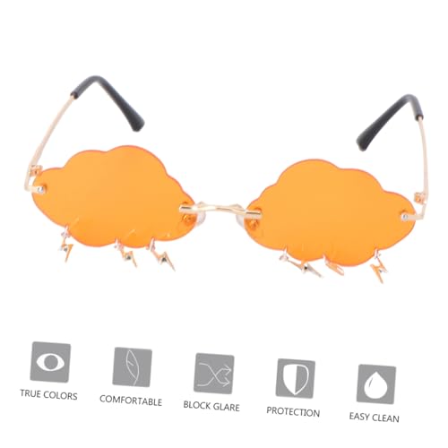 NOLITOY Unkonventionelle Randlose Wellen-sonnenbrille Damen Modisches Leichtes Design Uv-schutz für Partys und Fotoshootings Passend für Kleine Köpfe Auffälliges Accessoire NOLITOY Unkonventionelle Randlose Wellen-sonnenbrille Damen Modisches Leichtes Design Uv-schutz für Partys und Fotoshootings Passend für Kleine Köpfe Auffälliges Accessoire von NOLITOY