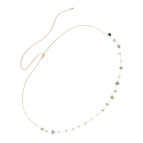 NOLITOY Verstellbare Bikini Bauchkette Damen Metall Körperkette mit Design für Sommer Strand Party Taillenschmuck Mädchen von NOLITOY