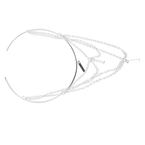 NOLITOY Verstellbare Punk Metall Ketten Oberarm Manschette Armband Damen Offene Armspange Charm Armreif Schmuck für Hochzeit Geburtstag Valentinstag von NOLITOY