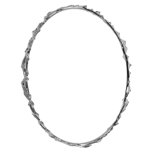 NOLITOY Vintage Crown Wave Haarreif Damen Metall Non Slip Retro Haarband mit Gewelltem Design für Make Up Alltag und Party Stylisches Komfortables Einzigartiges Accessoire Schwarz von NOLITOY