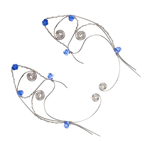 NOLITOY Elfen Ohrringe Für Frauen Ohrmanschetten Piercing Manschetten Ohrringe Für Hochzeit Und Weihnachten Feen Als Kostümaccessoire von NOLITOY