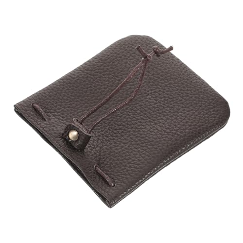 NOLITOY Vintage Geldbeutel mit Zugband Kleines Münzfach Robustes Kompakte Unisex und Schlüssel Organizer Symbolischer Glücksbeutel für Alltag und Festtage von NOLITOY