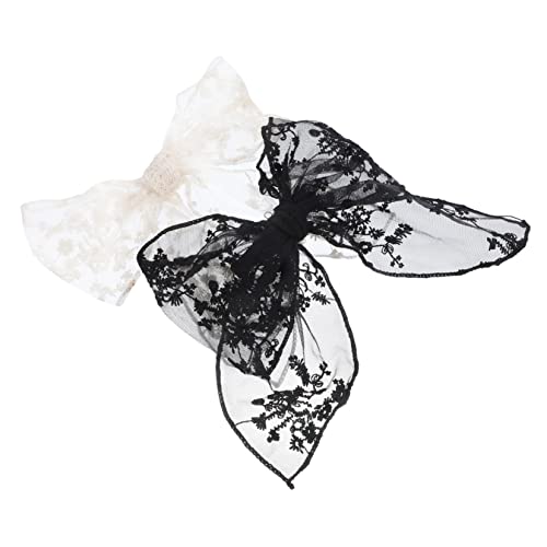 NOLITOY 2stücke Vintage Haarschmuck Damen Schleifen Haarspangen Metall Spitze Haarschleifen Mädchen Zubehör Hochzeit Geburtstag Bankett von NOLITOY
