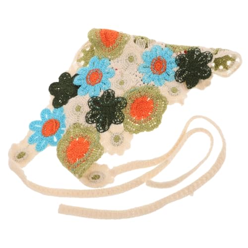 NOLITOY Vintage Häkel Bandana Stirnband Damen Häkelspitze Dreieckstuch Haarband Sommer Boho Kopftuch Frauen Modisch Vielseitig für Alltag NOLITOY Vintage Häkel Bandana Stirnband Damen Häkelspitze Dreieckstuch Haarband Sommer Boho Kopftuch Frauen Modisch Vielseitig für Alltag von NOLITOY