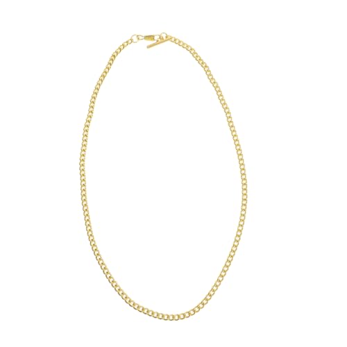 NOLITOY Vintage Taschenuhr Kette Metall Jeans Gürtel Kette mit T bar Verschluss für Herren Damen Retro Uhrkette Robust Glänzend als Modeaccessoire und Schlüsselanhänger in Gold von NOLITOY