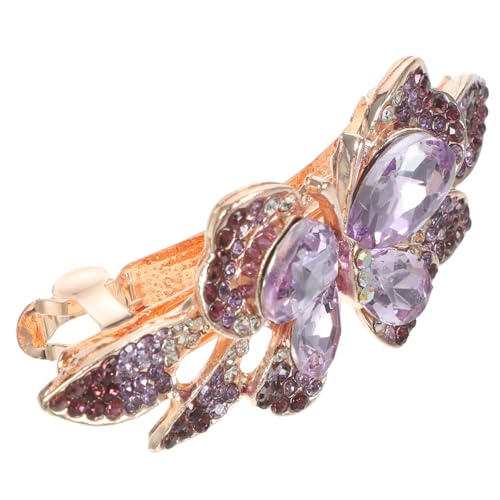 NOLITOY Wasserdichter Kristall haarklammer für Damen Dünne Haare Eleganter Schmetterling barrette mit Strasssteinen Modischer Haarschmuck für Hochzeit Party und Alltag NOLITOY Wasserdichter Kristall haarklammer für Damen Dünne Haare Eleganter Schmetterling barrette mit Strasssteinen Modischer Haarschmuck für Hochzeit Party und Alltag von NOLITOY