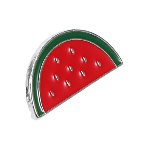 NOLITOY Wassermelonen Brosche Für Damen Cartoon Anstecknadel Aus Metall Süße Vintage Brosche Für Pullover Kleider Und Schals Dekorative Accessoires Für Freizeit Und Formelle Anlässe von NOLITOY