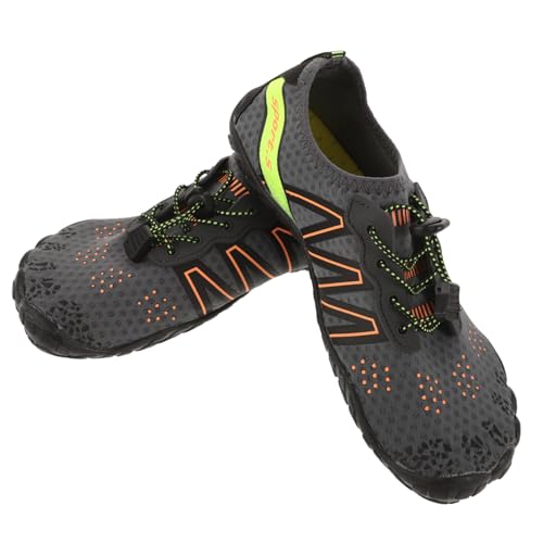 NOLITOY Wasserschuhe Herren Damen Schnelltrocknend mit Rutschfester Sohle Leicht und Strapazierfähig für Strand Schwimmen Wandern Barfußschuhe mit Drainagesystem Outdoor von NOLITOY