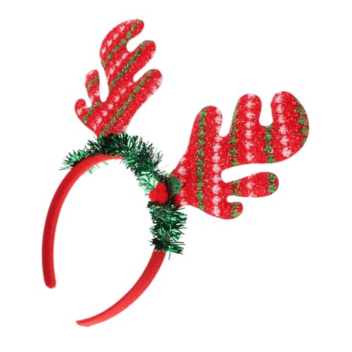 NOLITOY Weihnachts-rentier-haarreif Mit Bunten Geweihen Festliches Accessoire Für Erwachsene Für Feiertagsfeiern Cosplay Und Besondere Anlässe von NOLITOY